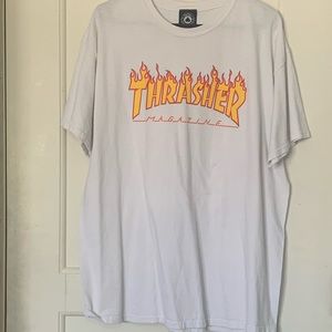 Mens XL White Thrasher T-Shirt